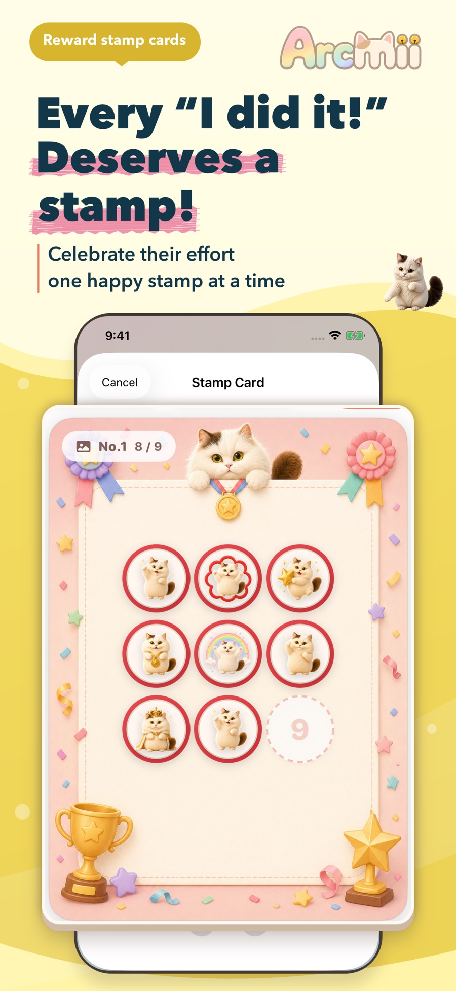 Arcmii: Reward stamps
