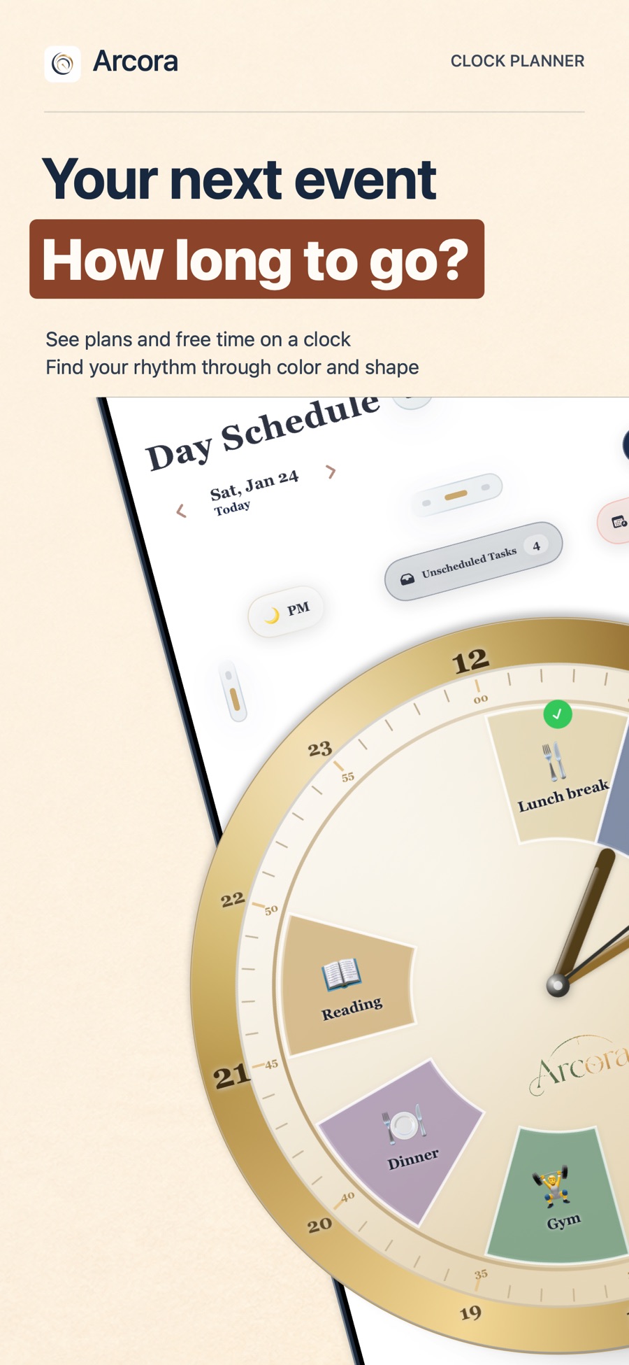 Arcora: Time until your next plan